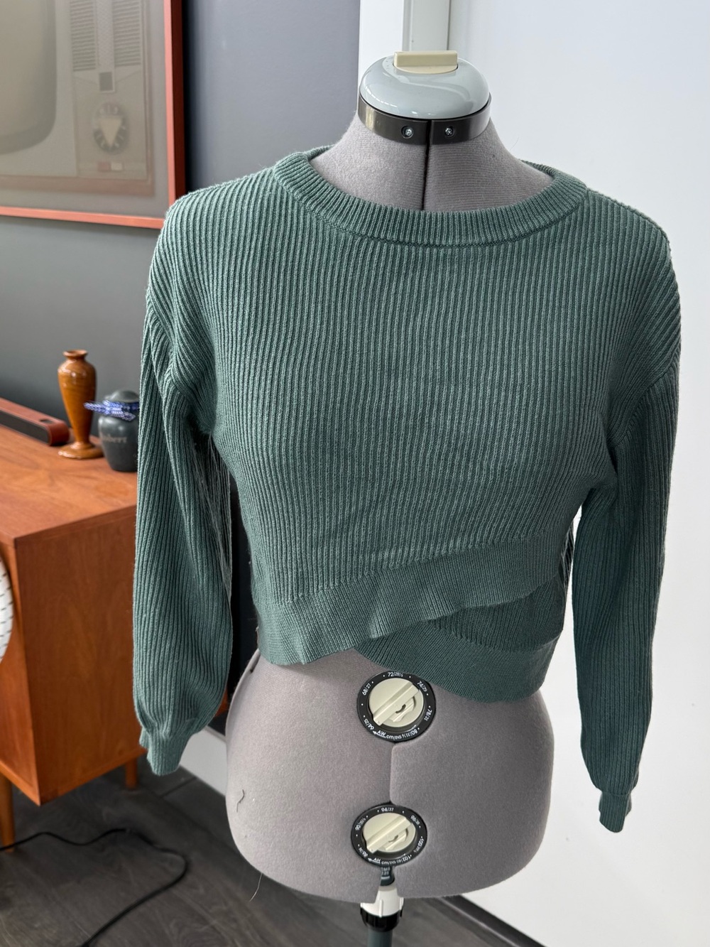 lululemon athletica Cropped Ribbed Sweater - Green